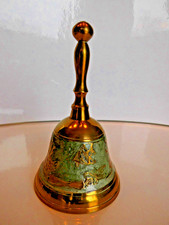 Tischglocke Messing ca 14x8 cm