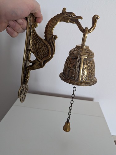 Vintage messing glocke - vintage,