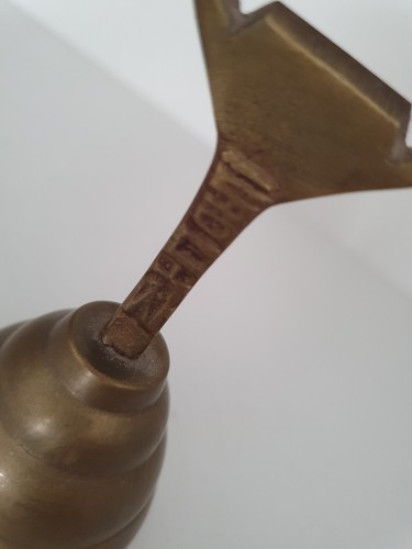 Vintage messing tischglocke - messing, &