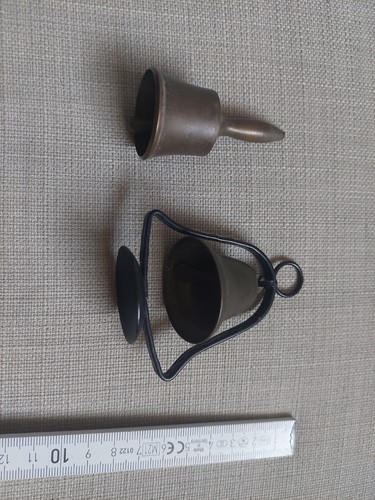 Messingglocke vintage deko - 2x,