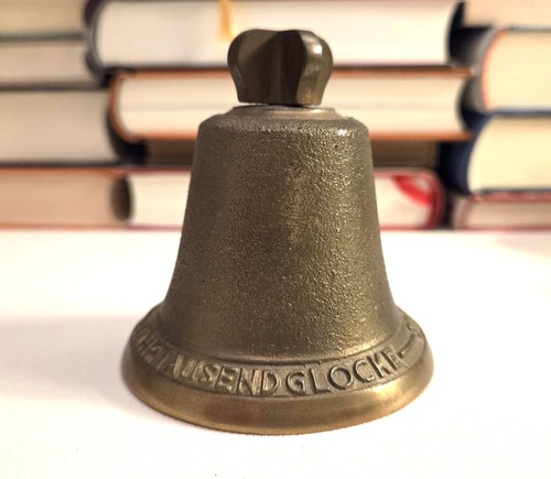 Bronze tischglocke - bronze,