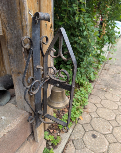 Alte wandglocke aus - wandglocke, messing