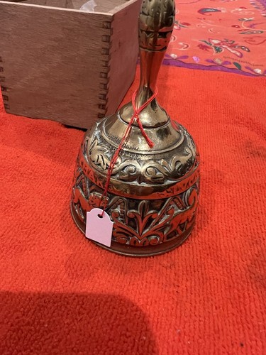 Messing handglocke mit - messing,