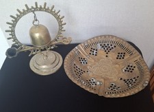 Messing Deko Glocke Schale