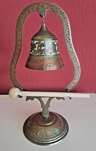 Vintage tischglocke - tischglocke, /