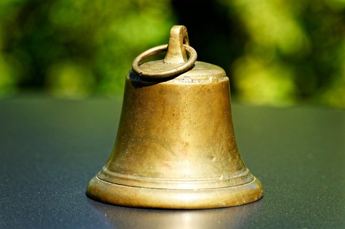 Alte glocke mit - alte, aus