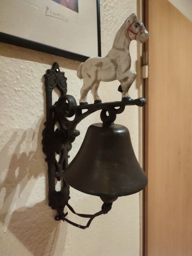 Türglocke gusseisen pferd - türglocke,
